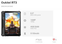 Tablet Oukitel rt3 8in/4-7GB/64GB