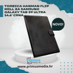 TORBICA HANMAN flip mill SAMSUNG GALAXY TAB S9 ULTRA 14.6′ (CRNA)