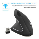 Mouse Ergonomic Vertical Wireless Rechargeable  - Left Hand