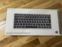 Satechi Slim X1 - bluetooth tipkovnica, nova, DE layout