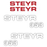 Zamjenske naljepnice za Steyr 958