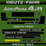 Zamjenske naljepnice za traktor Deutz-Fahr AgroPrima 4.11