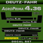 Zamjenske naljepnice za traktor Deutz-Fahr AgroPrima 4.36