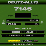 Zamjenske naljepnice za traktor Deutz Fahr Allis 7145