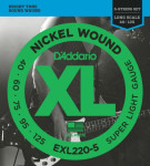 Prodajem: D'Addario EXL220-5 Nickel Wound 5-String Bass Strings