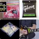 Žice za gitaru Fender i Gibson, metalne i najlonske, čistač žica!