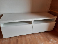 IKEA Besta TV klupa + ladice, bijela