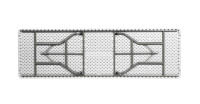 Catering stol pravokutni Balou, 243x76xh.74 cm