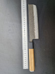 Japanski kuhinjski nož nakiri damascus čelik