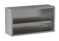 Viseći otvoreni ormarić, 1000x400mm, inox izrada, AKCIJA! - 182€