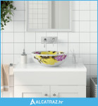 Nadgradni umivaonik raznobojni okrugli Φ 41 x 14 cm keramički - NOVO