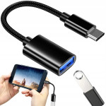 Adapter USB C na USB 3.0 OTG 11cm crni