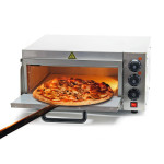 Inox 2000W peć za pizzu - kamena ploča do 350°C