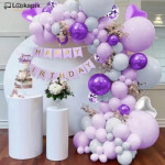 Ljubičasta girlanda od balona – Princess