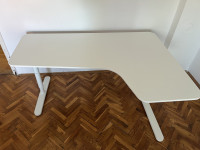 Radni stol kutni - Ikea Bekant, desni