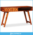 Pisaći stol od masivnog drva šišama 118 x 50 x 76 cm - NOVO