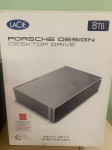 NOVO Eksterni HDD 8TB LaCie Porsche Design P'9233, USB 3.0, PC/MAC