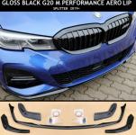 BMW 3 G20 G21 2019- prednji spojler lip M performance piano crni