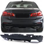 BMW 5 G30 G38 2016- difuzor spojler branika M performance mat crni NOV