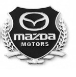 MAZDA moto metalna oznaka, logo, napljepnica,emblem --Mazda black--