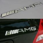 Mercedes AMG metalna naljepnica, logo, emblem, oznaka
