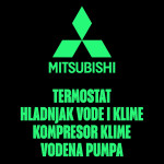 MITSUBISHI HLADNJAK VODE I KLIME, KOMPRESOR, TERMOSTAT, VODENA PUMPA