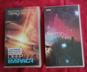 VHS filmovi, DEEP IMPACT i SVEMIR ( BBC)