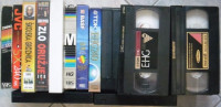 VHS kazete, vrlo kvalitetne, skoro nekorištene, raznih proizvođača, i