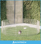 Kavez za zečeve s 12 panela 54 x 60 cm od pocinčanog željeza - NOVO