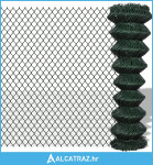 Žičana ograda od čelika 1,5 x 25 m zelena - NOVO