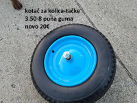 puni kotač za kolica-tačke 3.50-8 novo