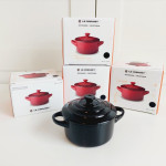 4 NOVE LE CREUSET vatrostalne keramičke zdjelice sa poklopcima