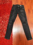 ZARA TRAFALUC CRNE SKINNY TRAPERICE 34