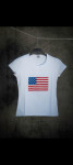 Kiki Riki American Flag Woman T-shirt