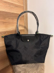Longchamp Le Pliage Green torba L veličine u crnoj boji