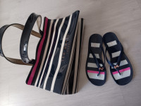 Ted Baker Set Bag & Flip-Flops 37