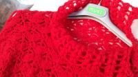 NOVA crvena vunena majica-pulover L/42