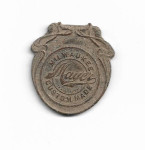 Oznaka Mayer trade mark metalna badge Milwaukee  USA 1892