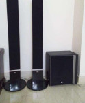 Lg zvucnici 2 samostojeca visine 110cm ,centralni zvucnik i subwoofer