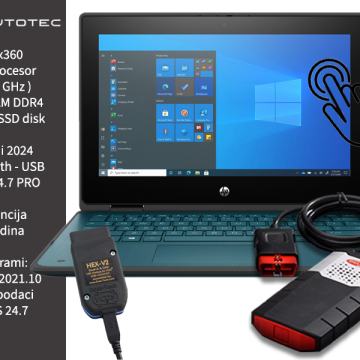 Autodijagnostika HP x360 11 G7 tablet Delphi VCDS Auto dijagnostika