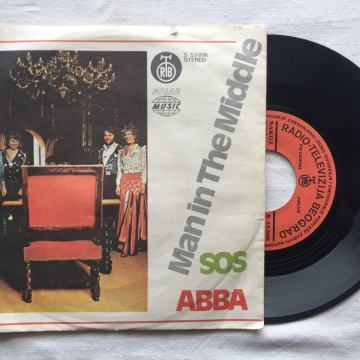 ABBA ‎– SOS / Man In The Middle, gramofonska singl ploča, PGP RTB 1975