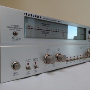 Telefunken MA 1 pojačalo, 2x50 W pri 4 Ohma, ispravno