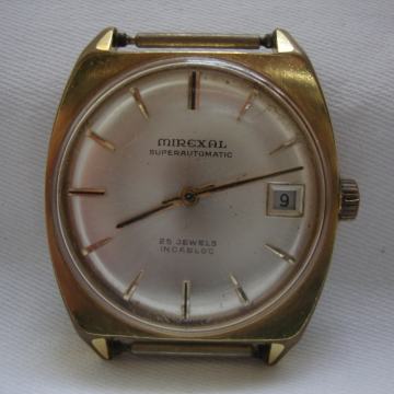 MIREXAL SUPERAUTOMATIC 25 JEWELS INCABLOC - SWISS MADE-MUŠKI SAT