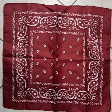 Marama - bandana 100 % pamuk BORDO