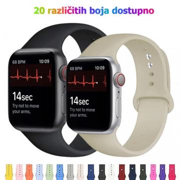 Silikonski remen 2+1GRATIS za Apple watch 6 5 4 3 2 1 38/40 i 42/44 mm