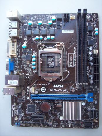 Msi h61m p20 g3 подключение спикера