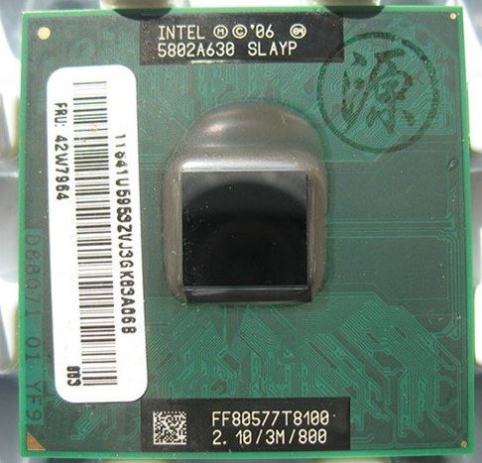 Процессор intel core 2 duo t8100 чем заменить