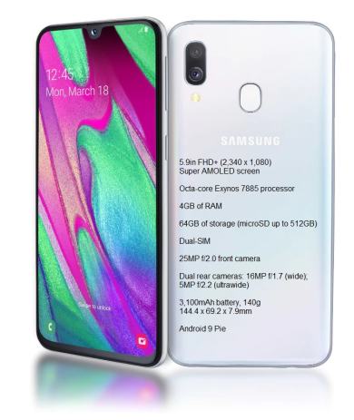 galaxy a40 2019