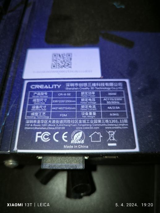 creality cr 6 se