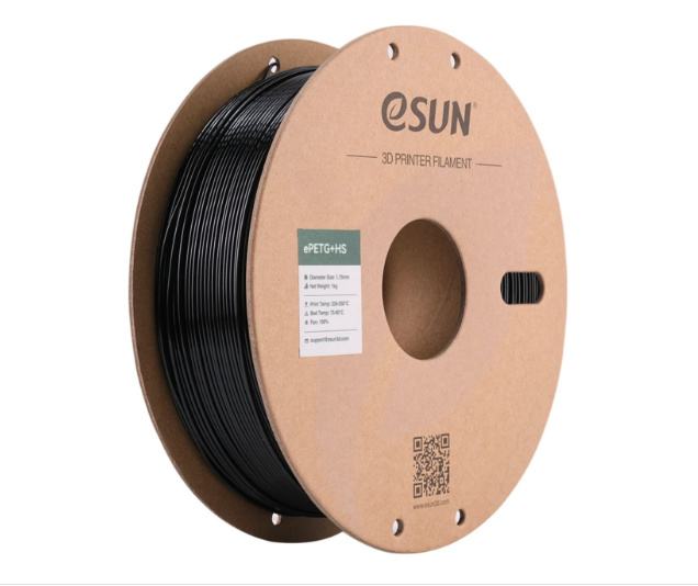 Filament za 3D printer, eSun ePETG-HS 1.75mm -crna boja